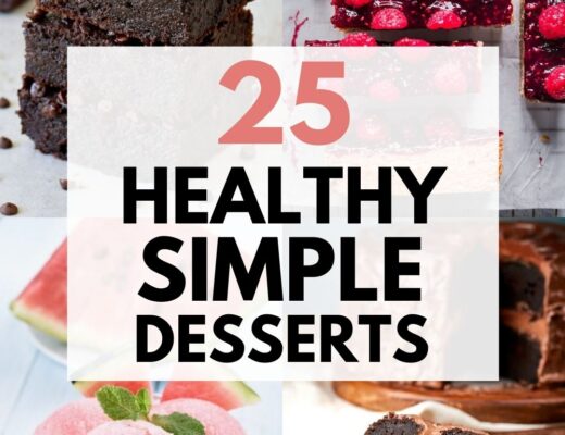 Healthy simple desserts